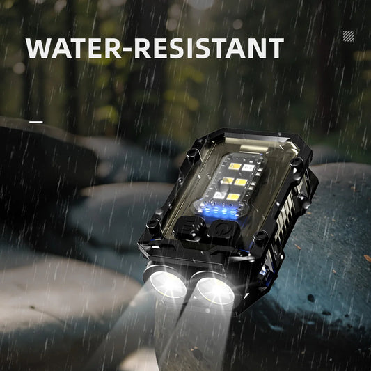 Mini Rechargeable Keychain Torch Light for Outdoor Camping Hiking