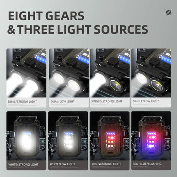 Mini Rechargeable Keychain Torch Light for Outdoor Camping Hiking