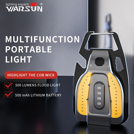 Keychain Flashlight 500 Lumen Rechargeable Portable