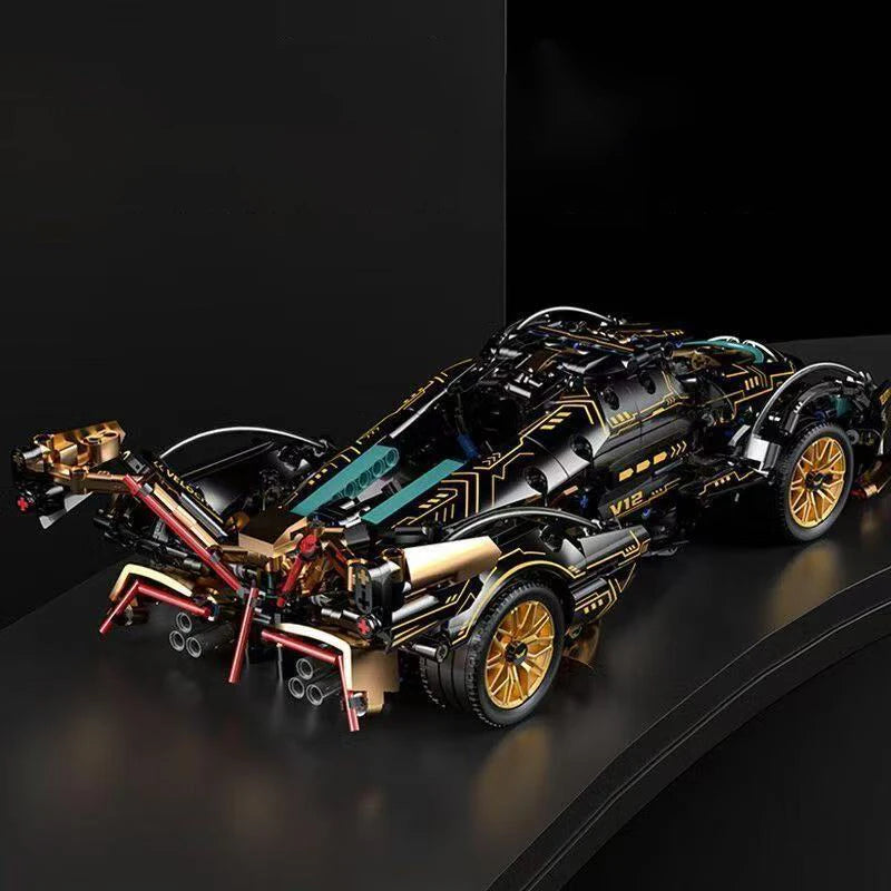Black and Gold Racing Car Building Set CP1082 - view 2
