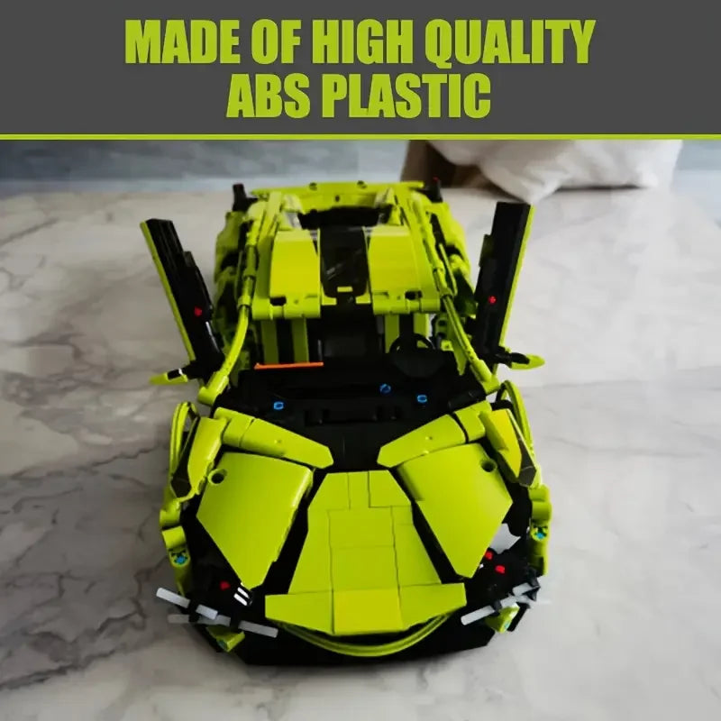 Green Racing Car Building Set 1623 Pieces CP1084 - view 2