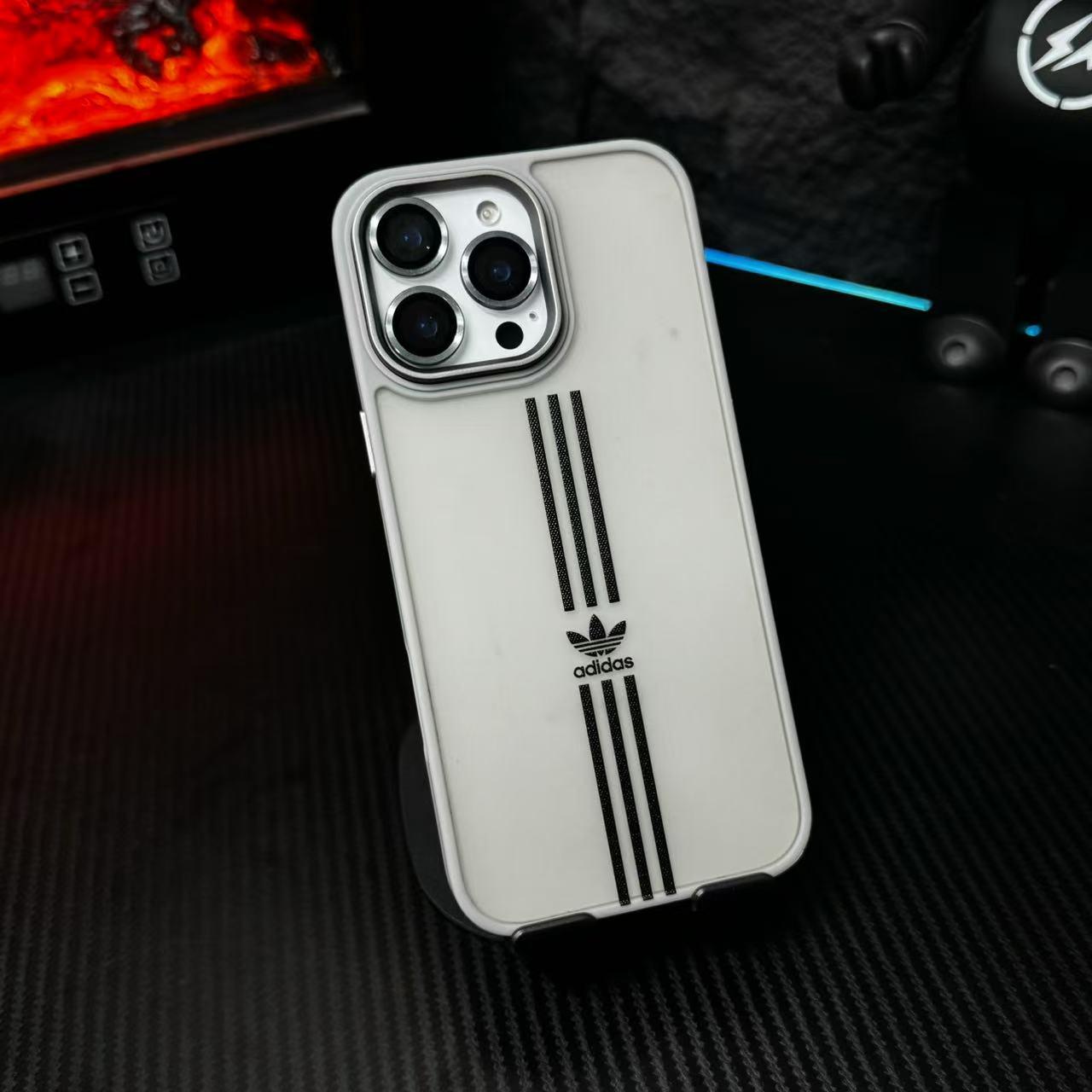 Simple Stripe Frosted iPhone Case