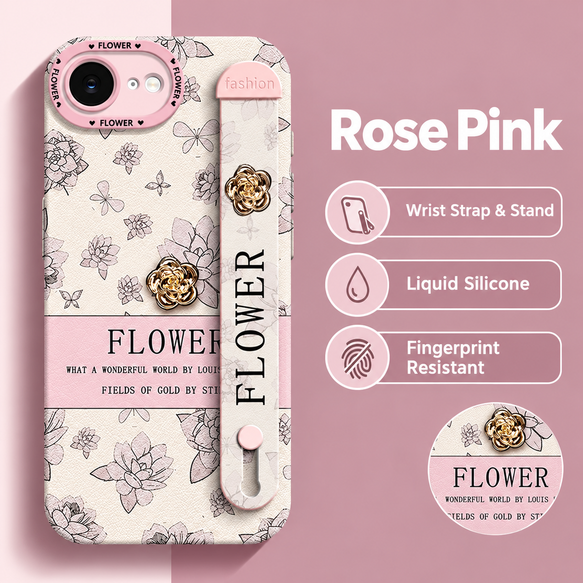 Sketched Flower iPhone Case