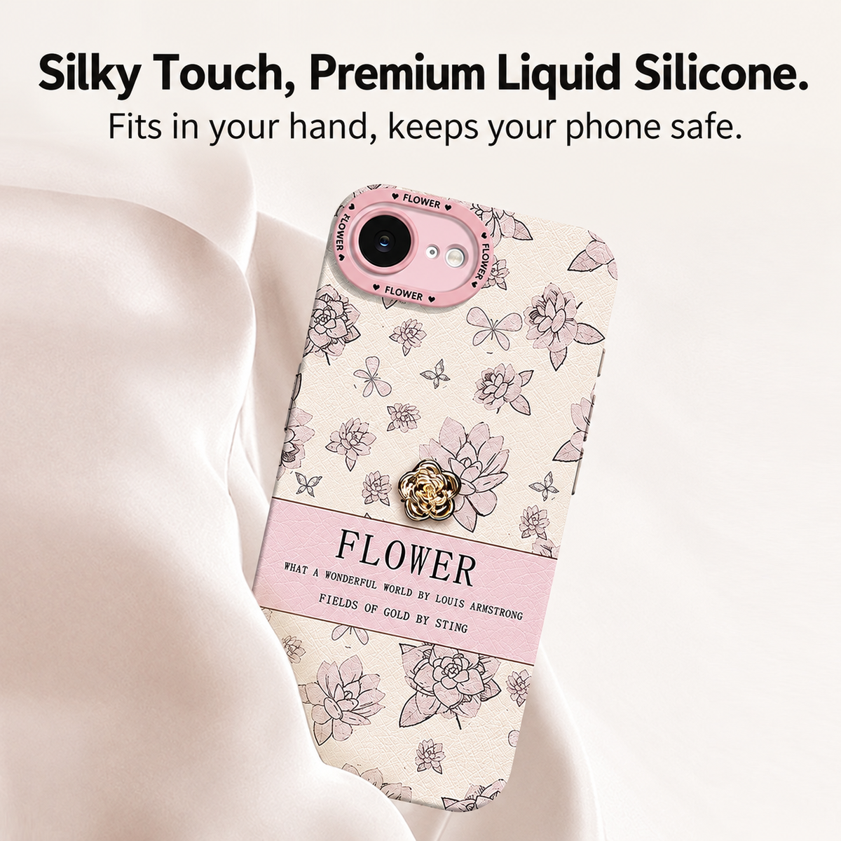 Sketched Flower iPhone Case