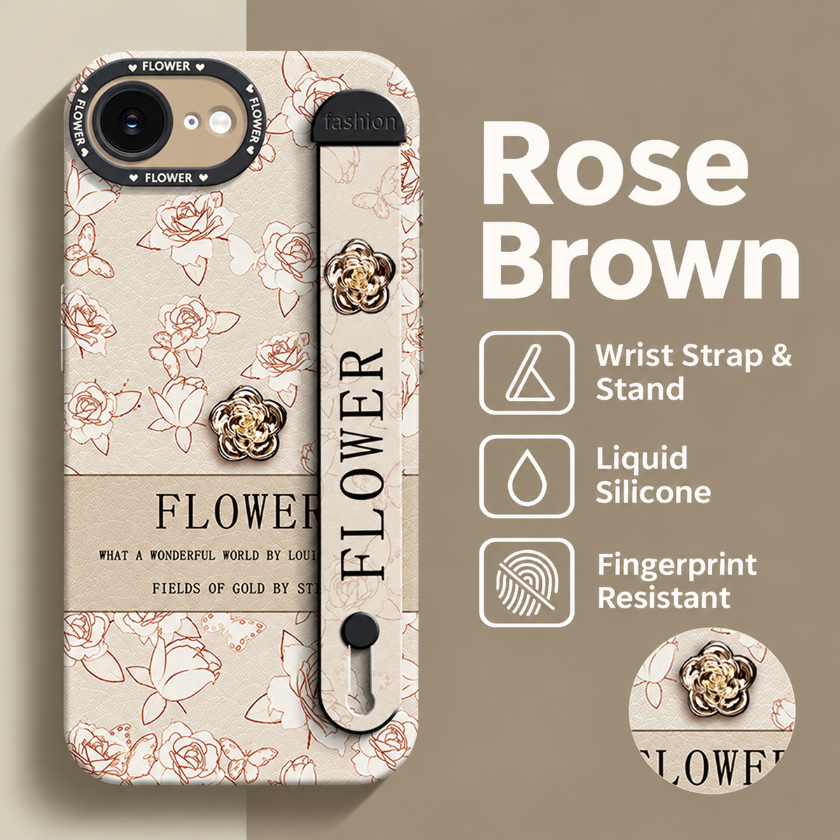 Sketched Flower iPhone Case