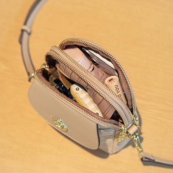 Soft Leather Premium Mini Crossbody Bag 9866