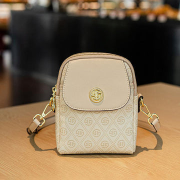Soft Leather Premium Mini Crossbody Bag 9866