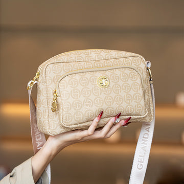 Minimalist Printed Square Crossbody Bag 8010