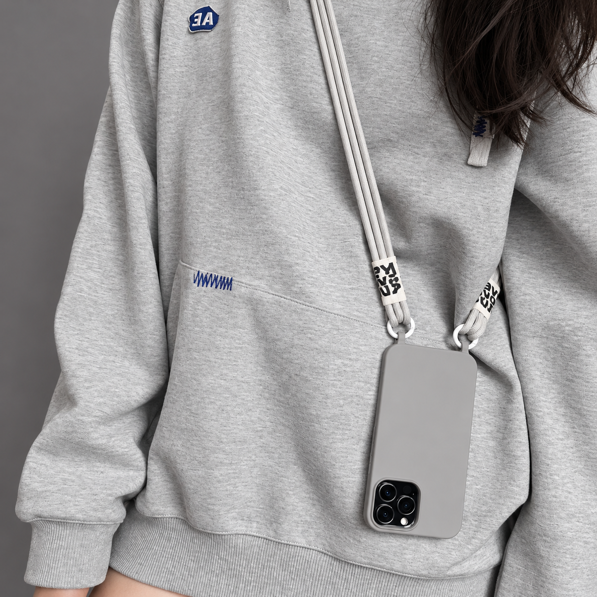 Crossbody iPhone Case with Adjustable Lanyard Strap
