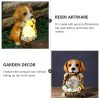 Solar Dog Ornaments Lights for Patio, Lawn, Yard