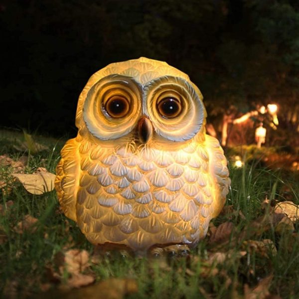 Solar Garden Owl Night Lights for Yard, Patio