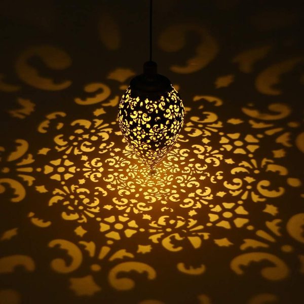 Hanging Waterproof Solar Metal Lights