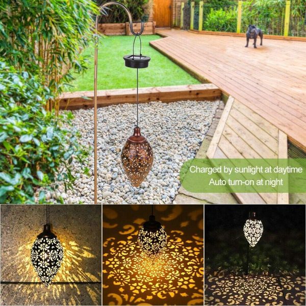 Hanging Waterproof Solar Metal Lights