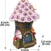 Solar Powered Flower Fairy Mushroom Treehouse Night Lights