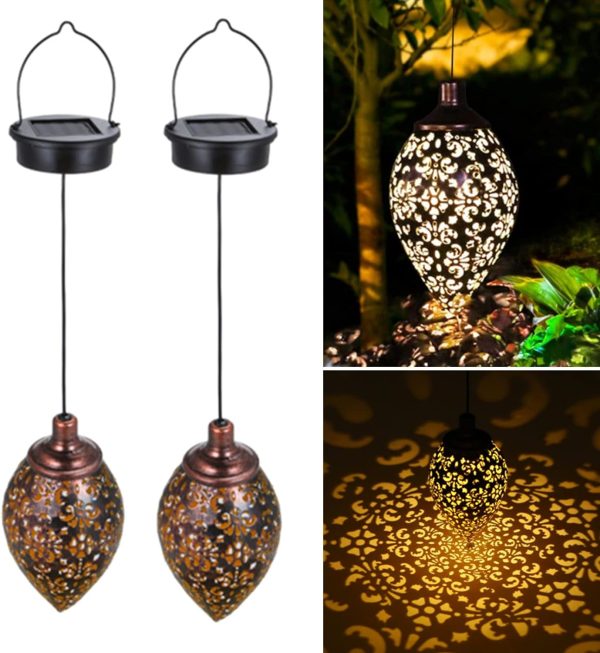 Hanging Waterproof Solar Metal Lights