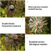 Lotus Design Wind Spinner Windmill with Solar Light