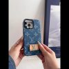 Classic Letters Denim iPhone Case