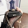 Crossbody Metal Buckle Leather iPhone Case
