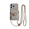 Crossbody Metal Buckle Leather iPhone Case