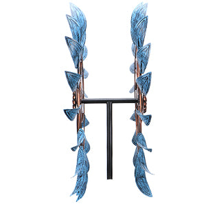 Large Metal Two-Way Wind Spinner For Garden Yard Decor