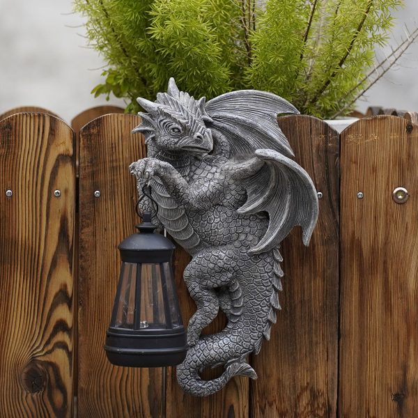 Dragon Tree Hugger Solar Garden Light