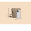Genuine Leather Crossbody Shoulder Bag 9602
