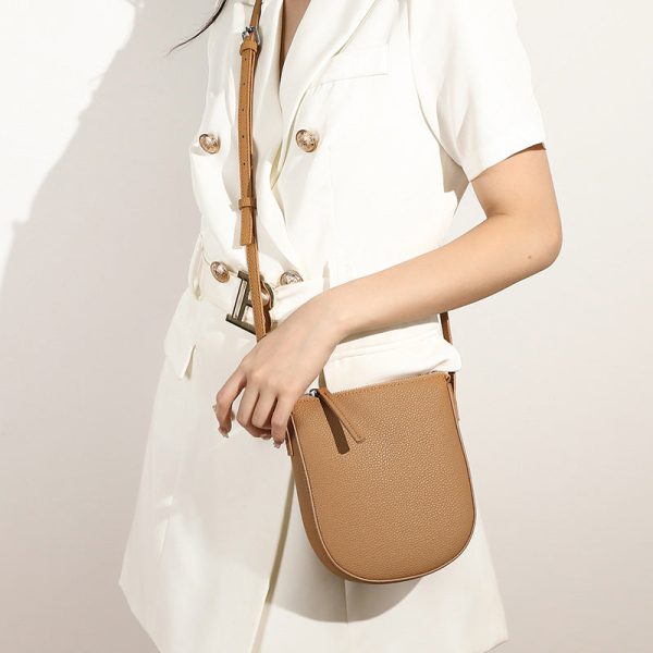 Genuine Leather Crossbody Shoulder Bag 9602