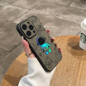 Laser Astronaut iPhone Case