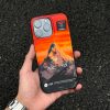 Laser Snow Mountain Bird iPhone Case