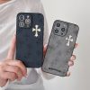Laser ChromeHearts Pattern iPhone Case