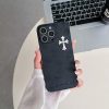 Laser ChromeHearts Pattern iPhone Case
