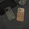 Classic Letters Leather iPhone Case