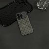Classic Letters Leather iPhone Case