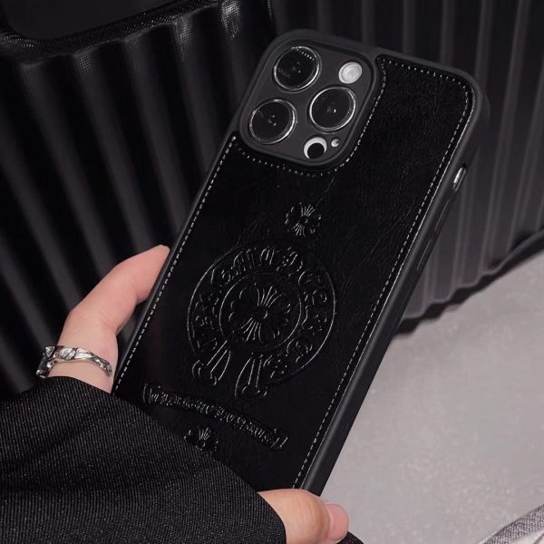 New Chrome Hearts Leather iPhone Case