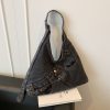 Large Capacity Denim Messenger Bag for Students & Travel