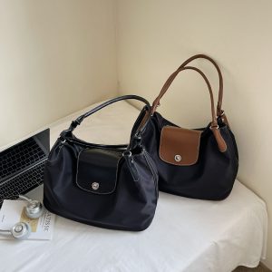 Splicing Dragon Large Capacity Shoulder Hobo Tote Bag