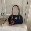 Miu Large-Capacity Square Denim Shoulder Bag