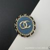 Premium Leather Stud Earrings for Grandma – Light Luxury Double C Design