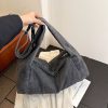 Large Capacity Denim Dumpling Bag Spice Girl Shoulder Bag