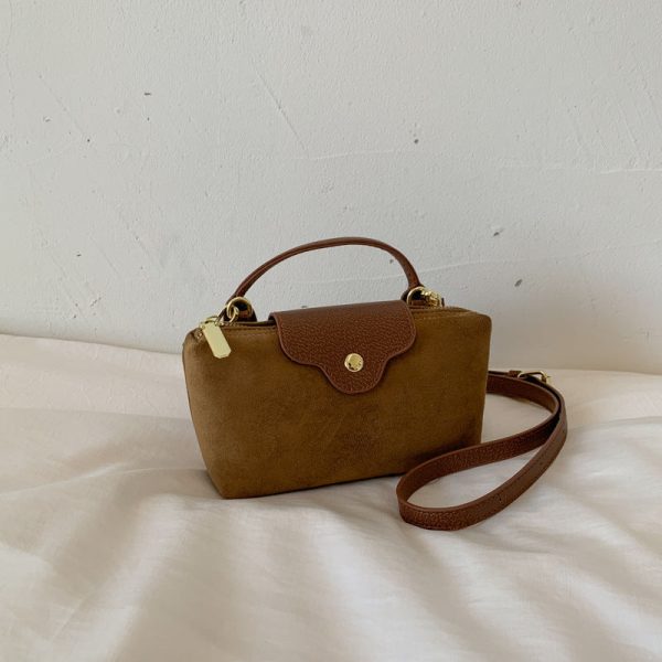 Suede Dumpling Shoulder Bag Women’s Crossbody Handbag