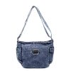 Trend Denim Bag Large Capacity Shoulder Messenger Bag