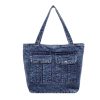 Personality Denim Commuter Bag Large Capacity Casual Tote