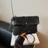 Retro Denim Shoulder Bag for Women – Large Capacity Commuter Envelope Bag