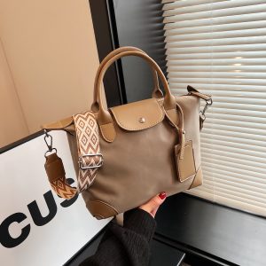 New Nylon Cloth Bag Trade Dragon Bags Xiang Women'S Large Capacity High-End Broadband One-Shoulder Crossbody Hand-Tote Bag