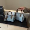 Vintage Boston Bag Denim Commuter Tote Women’s Shoulder Crossbody