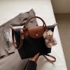 Luxury Dragon Nylon Tote Bag Large Capacity Shoulder Bag