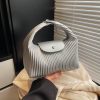 Messenger Bag Women Pleated Shoulder Handbag Trendy Versatile