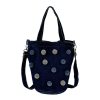 Personalized Polka Dot Retro Denim Bucket Bag