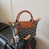 Retro Dragon Print Dumpling Shoulder Bag | Trendy Handbag