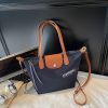 Fashion Oxford Dragon Embroidery Dumpling Handbag Large Capacity